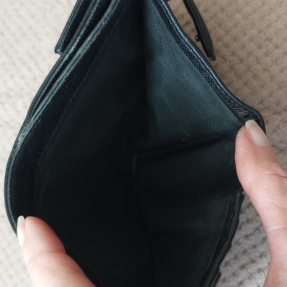 PRADA NYLON & LEATHER BIFOLD WALLET - Picture 4 of 12